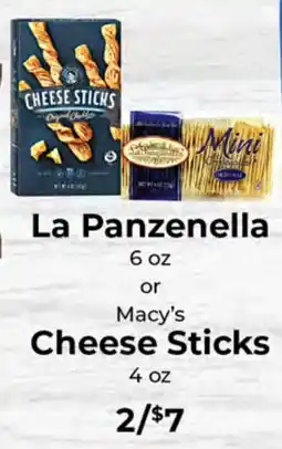 Sunset Foods La Panzenella Cheese Sticks offer