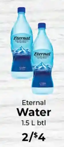Sunset Foods Eternal Water offer
