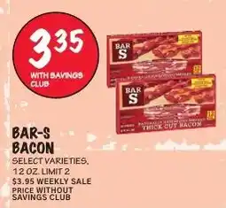 Foodarama Bar-s bacon offer