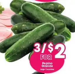 Arteagas Food Center Pepino Grande Large Cucumber offer