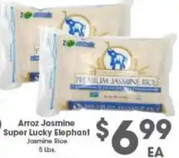 Arteagas Food Center Super Lucky Elephant Jasmine Rice offer