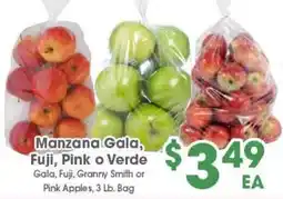 Arteagas Food Center Manzana Gala, Fuji, Pink o Verde offer