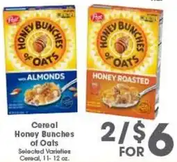 Arteagas Food Center Cereal honey bunches of oats offer
