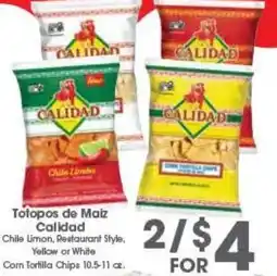 Arteagas Food Center Totopos de maiz calidad offer