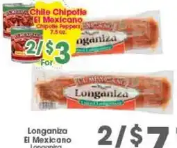 Arteagas Food Center El Mexican Longaniza offer