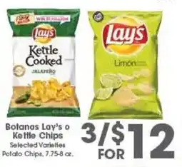 Arteagas Food Center Botanas Lay's o Kettle Chips offer
