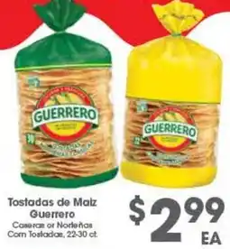 Arteagas Food Center Guerrero Tostadas de Maiz offer
