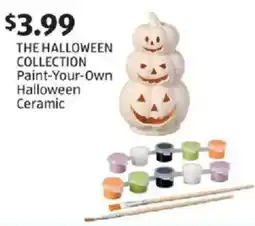 Aldi The Halloween Collection Paint-Your-Own Halloween Ceramic offer
