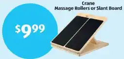 Aldi Crane Massage Rollers or Slant Board offer