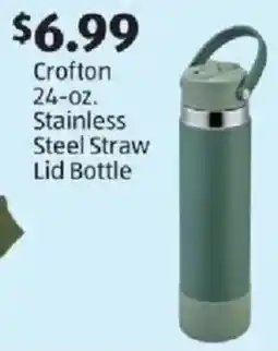 Aldi Crofton stainless steel straw lid bottle offer