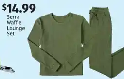 Aldi Serra waffle lounge set offer