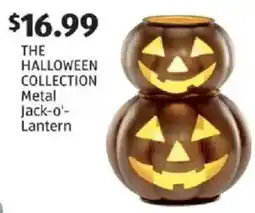 Aldi The halloween collection metal jack-o'-lantern offer
