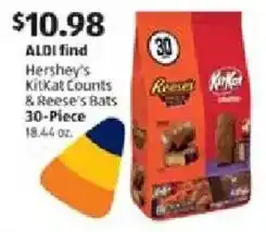 Aldi Hershey's KitKat Counts & Reese's Bats offer