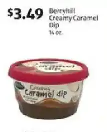 Aldi Berryhill creamy caramel dip offer
