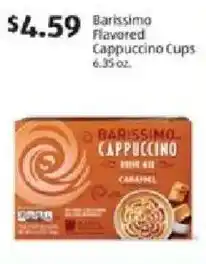 Aldi Barissimo flavored cappuccino offer