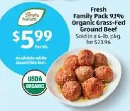 Aldi Simply Nature ground beef offer