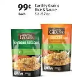 Aldi Earthly Grains Rice & Sauce offer
