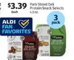 Aldi Park Street Deli Protein Snack Selects offer