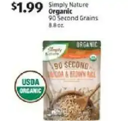 Aldi Simply Nature Organic offer