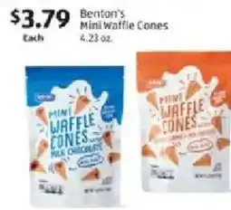 Aldi Benton's Mini Waffle Cones offer