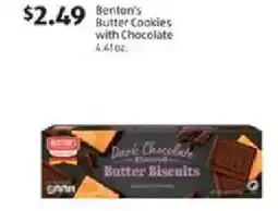 Aldi Benton's Butter Cookies with Chocolate offer