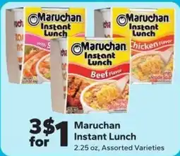 Save a Lot Maruchan Instant Lunch offer