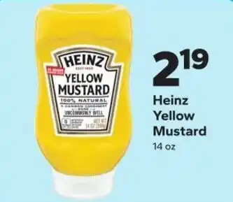 Heinz yellow mustard