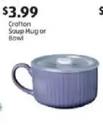 Aldi Crafton Soup Mug or Bowl offer