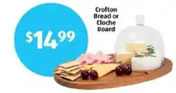 Aldi Crofton Bread or Cloche Board offer