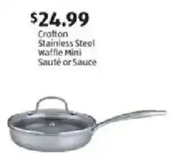 Aldi Crofton stainless steel waffle mini sauté or sauce offer