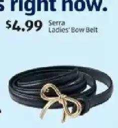 Aldi Serra Ladies' Bow Belt offer