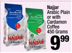 Super King Markets Najjar Arabic Plain or with Cardamon Coffee offer