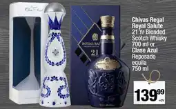 Super King Markets Chivas Regal Royal Salute 21 Yr Blended Scotch Whisky 700 ml or Clase Azul Reposado tequila 750 ml offer
