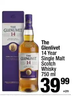 Super King Markets The Glenlivet 14 Year Single Malt Scotch Whisky 750 ml offer