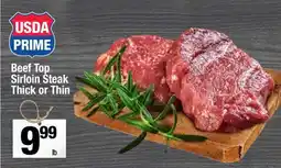 Super King Markets Beef Top Sirloin Steak offer