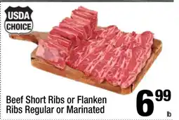 Super King Markets Beef Short Ribs or Flanken Ribs offer
