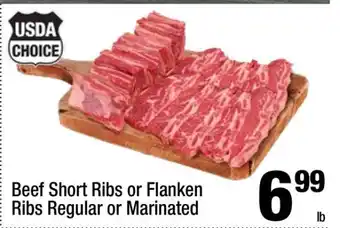 Super King Markets Beef Short Ribs or Flanken Ribs offer