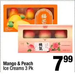 Super King Markets Mango & Peach Ice Creams 3 Pk offer