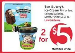 Safeway Ben & Jerry's Ice Cream offer