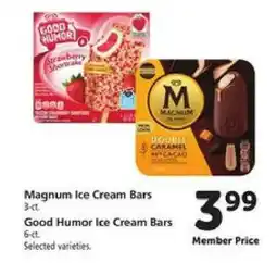 Safeway Magnum Ice Cream Bars / Good Humor Ice Cream Bars offer