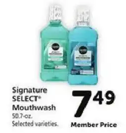 Safeway Signature SELECT Mouthwash offer