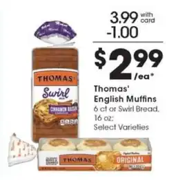 Pick'n Save Thomas' English Muffins offer