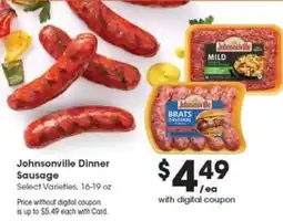 Pick'n Save Johnsonville Dinner Sausage offer