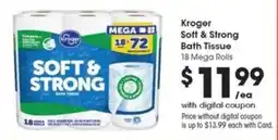 Pick'n Save Kroger Soft & Strong Bath Tissue offer