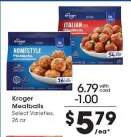 Pick'n Save Kroger Meatballs offer