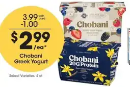 Pick'n Save Chobani Greek Yogurt offer