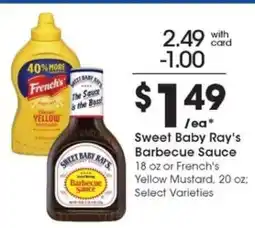 Pick'n Save Sweet Baby Ray's Barbecue Sauce offer