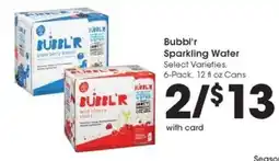 Pick'n Save Bubbl'r sparkling water offer