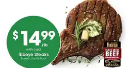 Pick'n Save Ribeye Steaks offer