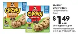 Pick'n Save Quaker Chewy Bars offer